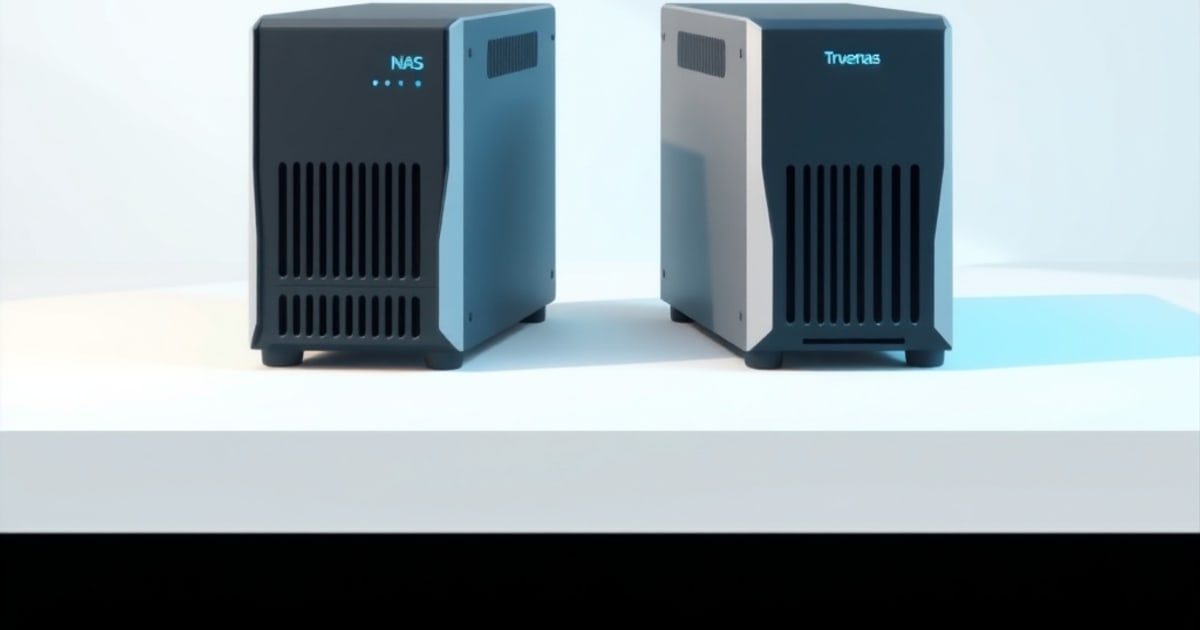 Isometric illustration of two server stacks labeled SCALE and CORE, with Linux and FreeBSD logos displayed side by side